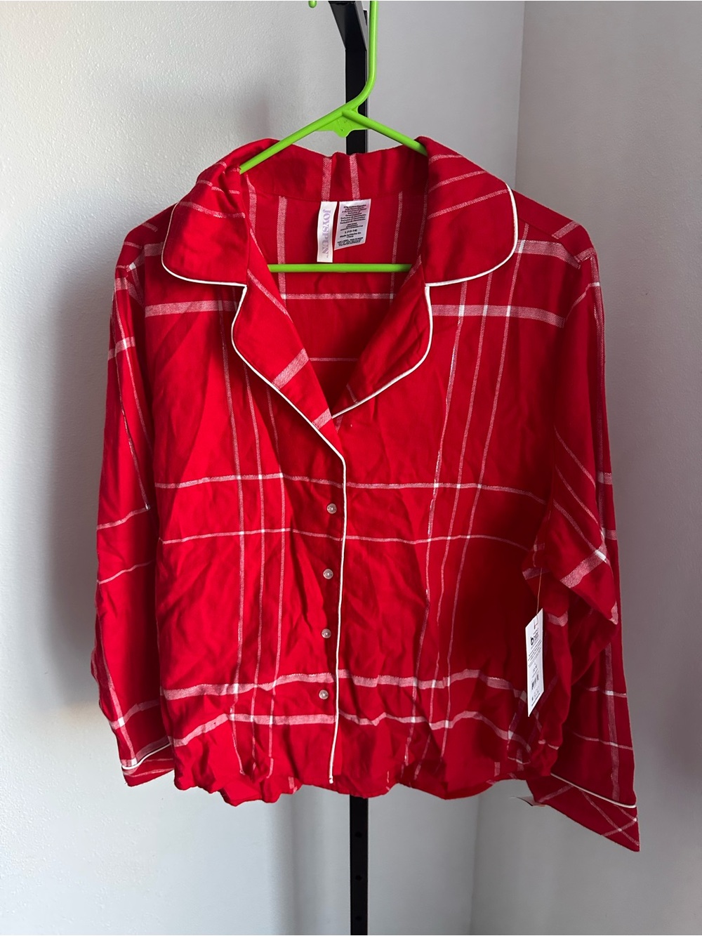 Joyspun large pajama top nwt
